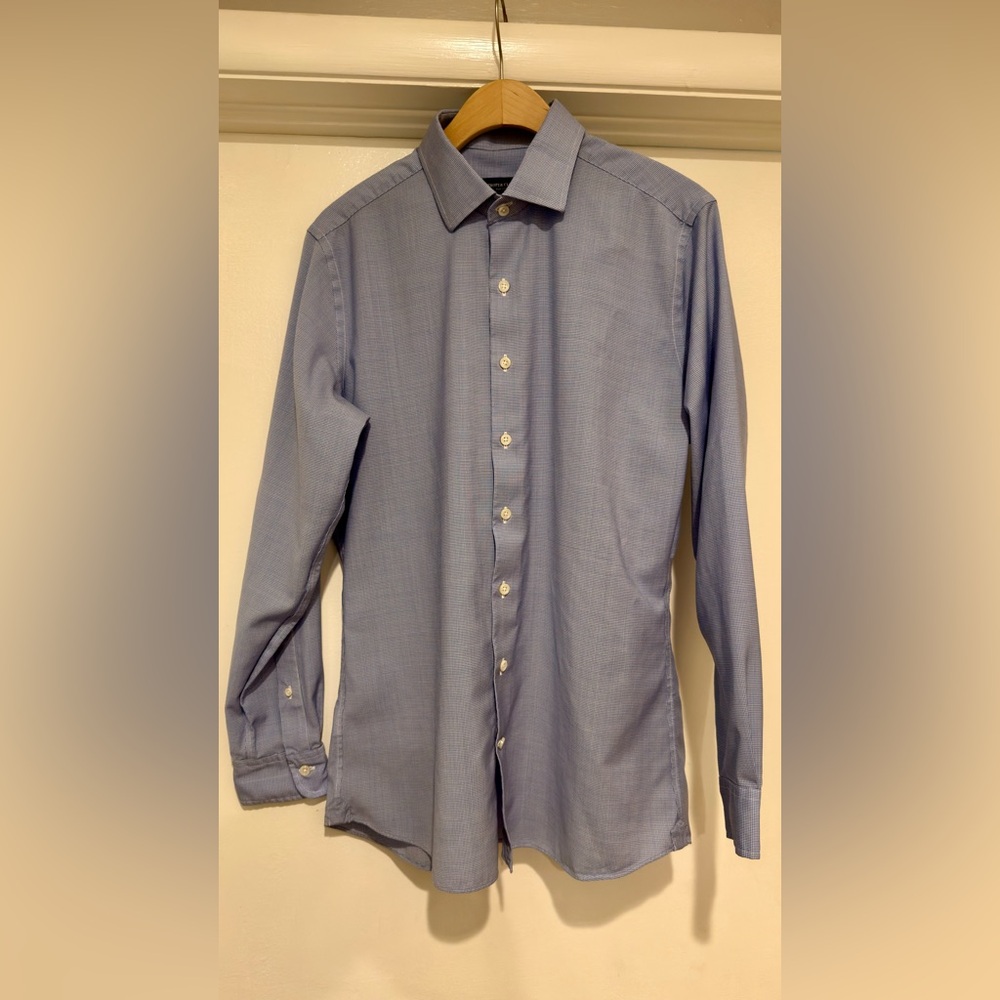 Proper Cloth Merino Wool Classic Button Up Long-Sleeve Dress Shirt